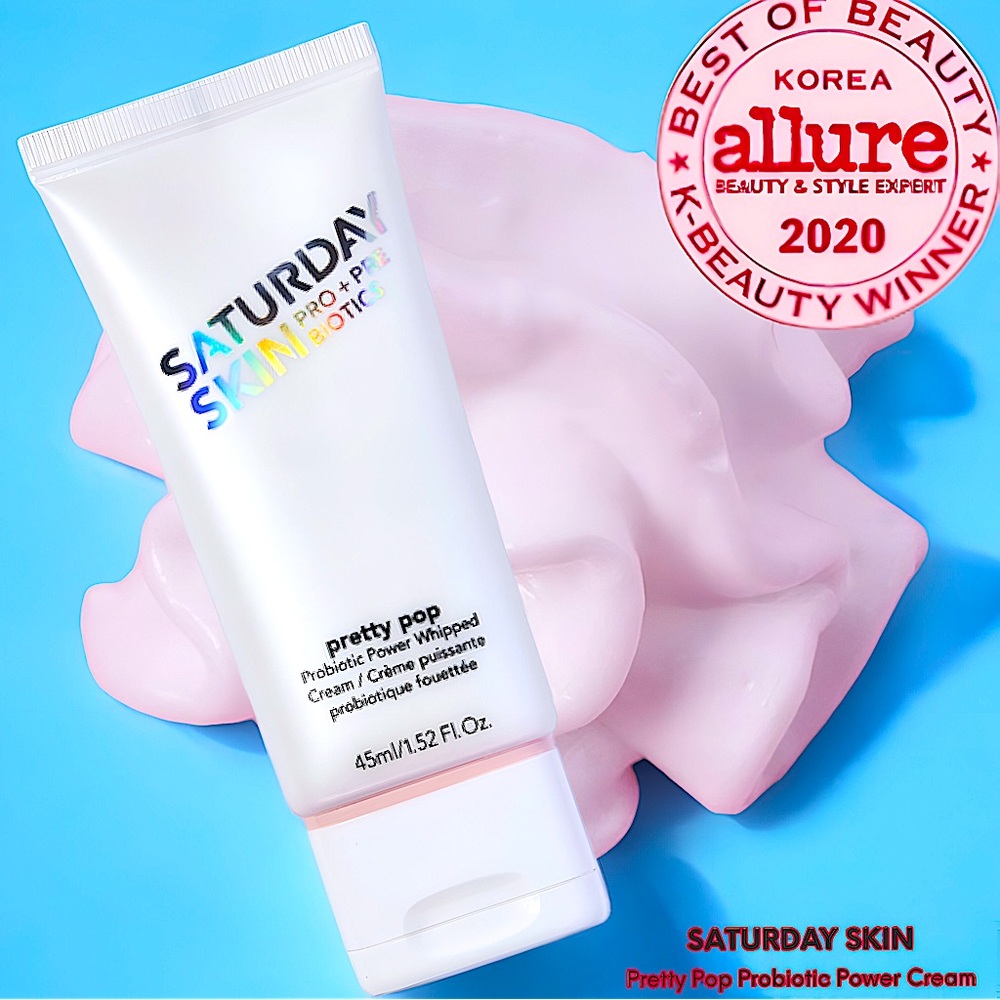 Saturday Skin Pretty Pop Probiotic Power Whipped Cream